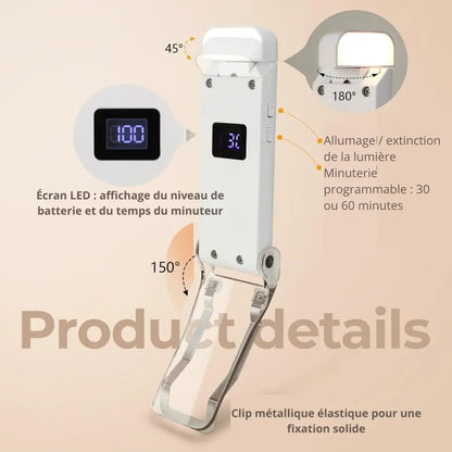Lampe de lecture rechargeable design