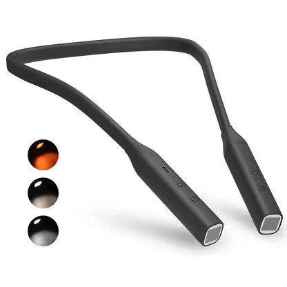 Lampe de lecture de cou à intensité réglable face