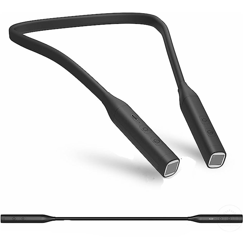 Lampe de lecture de cou à intensité réglable noir