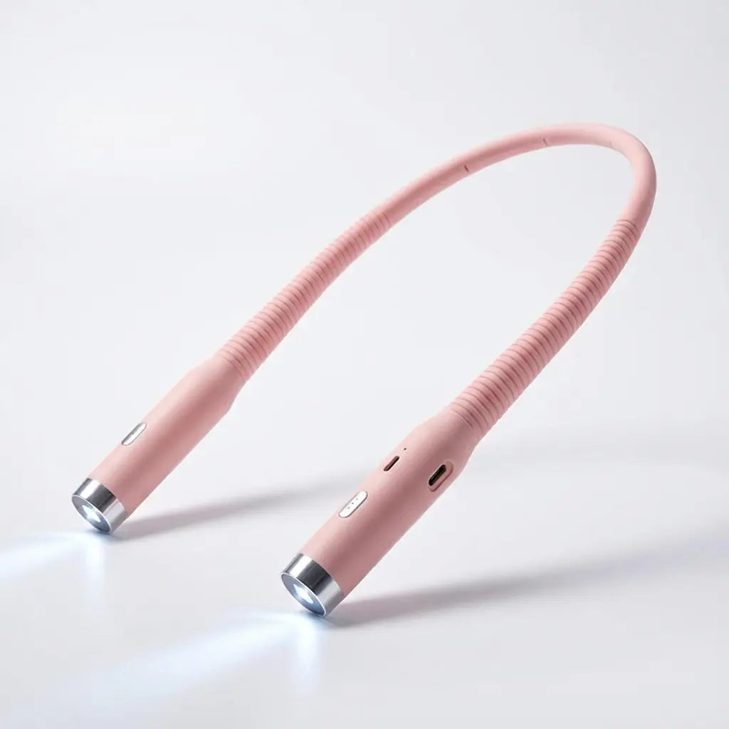 Lampe de lecture de cou mains libres devant