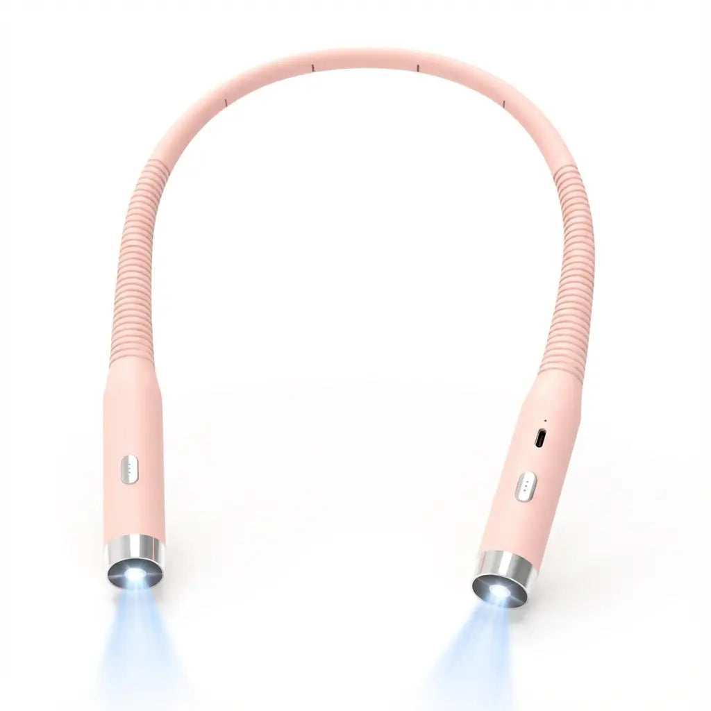 Lampe de lecture de cou mains libres face