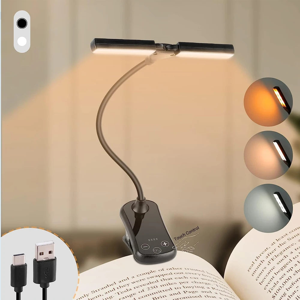 Lampe de lecture flexible à équilibre lumineux