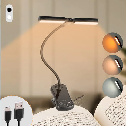Lampe de lecture flexible à équilibre lumineux