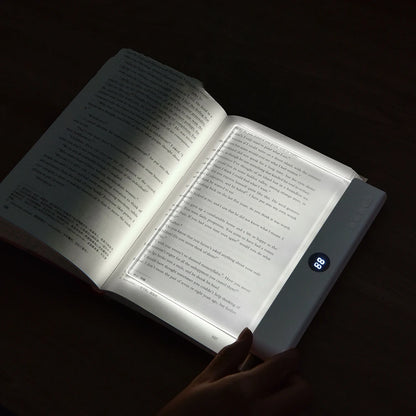 Lampe de lecture rechargeable à éclairage linéaire livre
