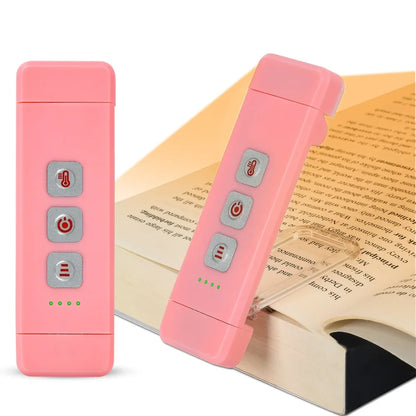 Lampe de lecture rechargeable compact rose