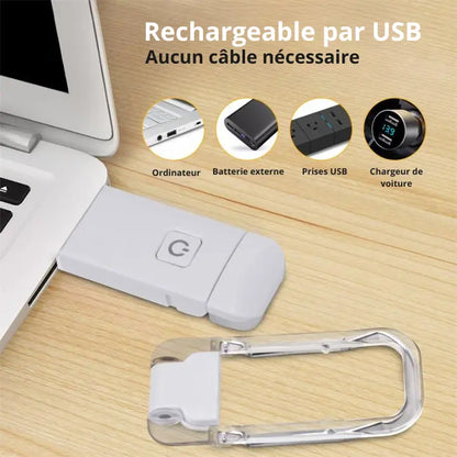 Lampe de lecture rechargeable essentiel chargeur