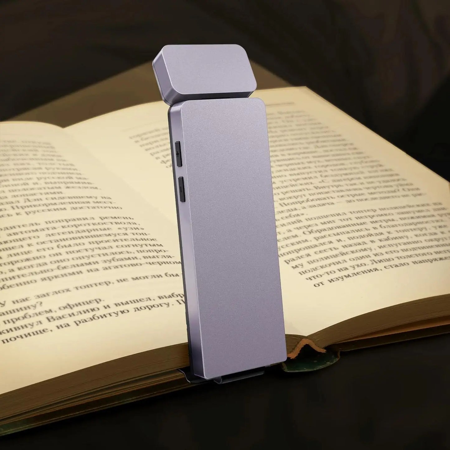 Lampe de lecture rechargeable flexible violet