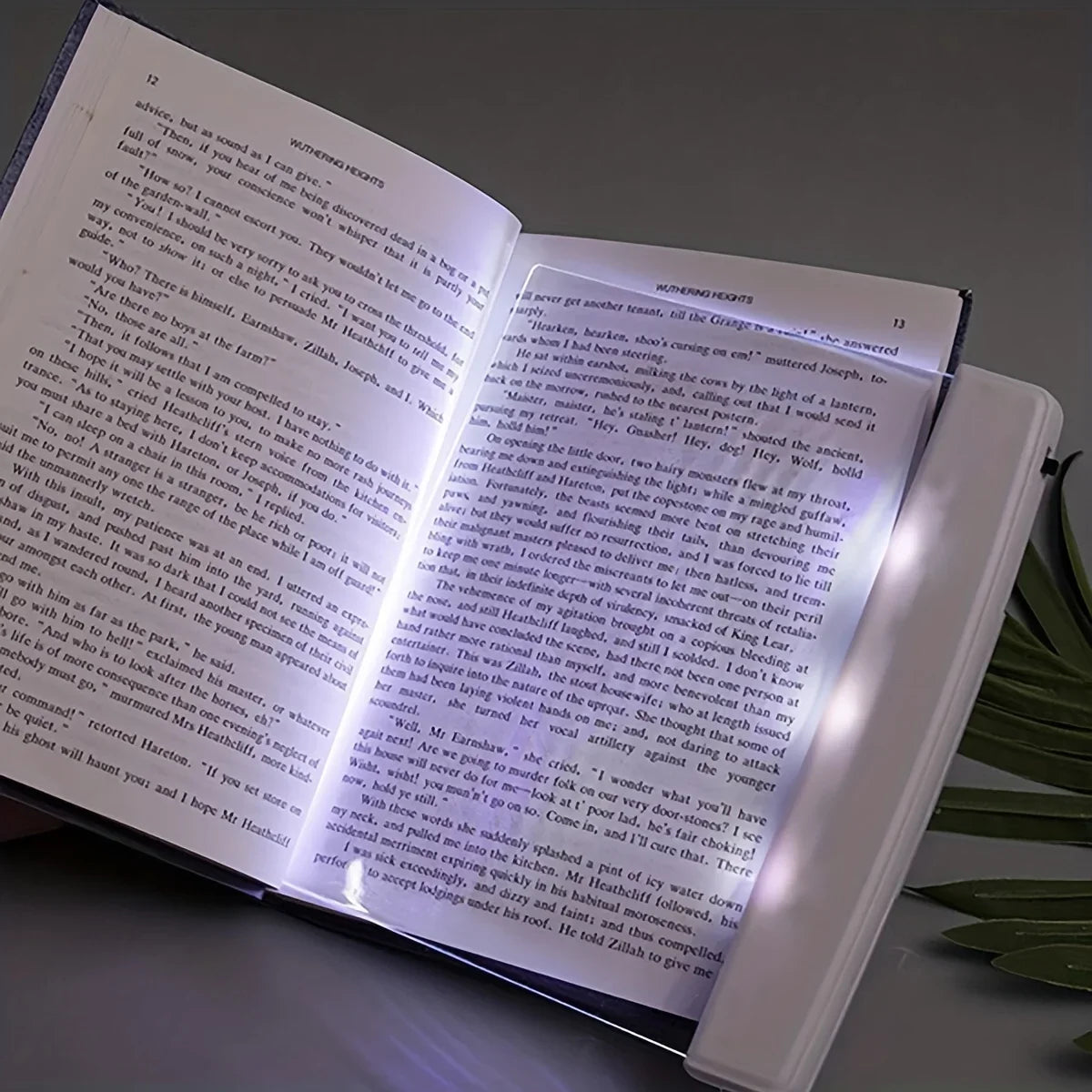 Lampe de lecture rechargeable à format épuré livre