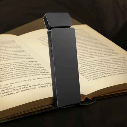Lampe de lecture rechargeable légère noir profond