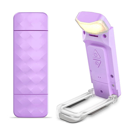 Lampe de lecture rechargeable nomade violet