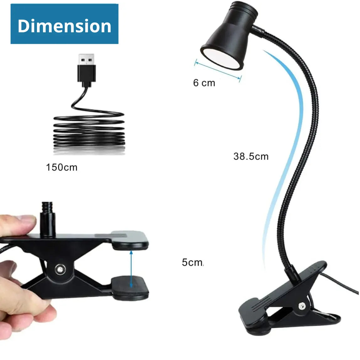 Lampe de chevet pour lecture éclairage ciblé